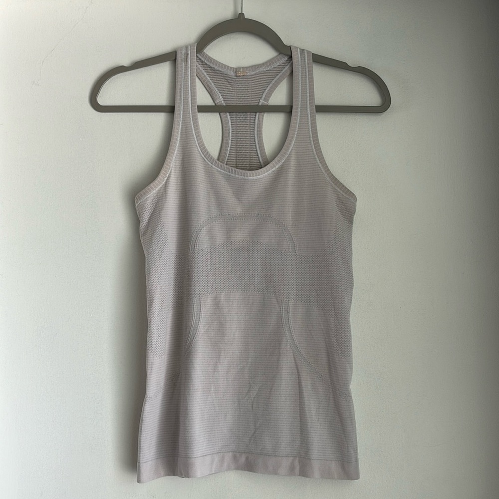 Lululemon Gray Racerback Tank Size 4